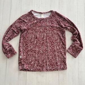 NWOT Childhoods Clothing RIB KNIT LONG SLEEVE TEE - HOLIDAY BLOOM Size 2T